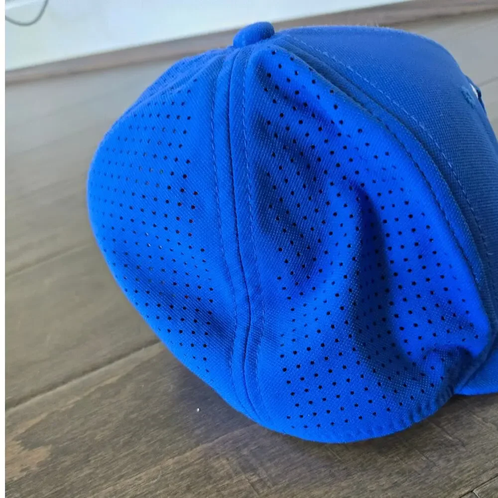 Perfect Game Youth Fitted Baseball Hat Royal Blue PG Logo Cap XS/S